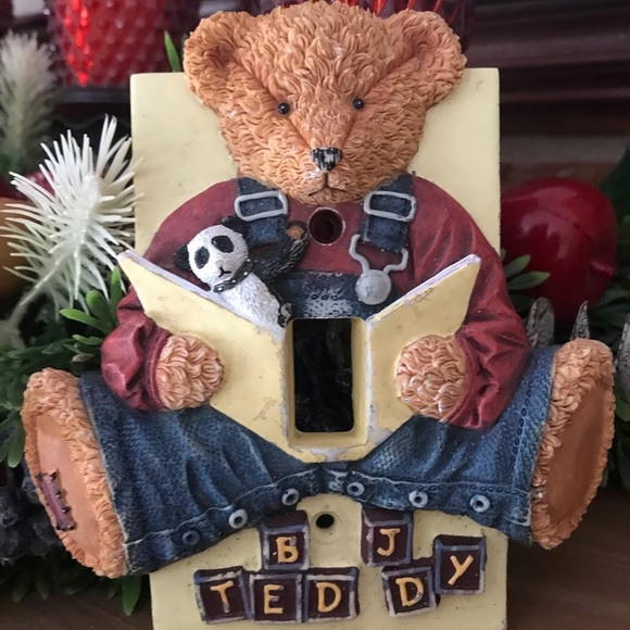 Rare Vintage 1970’s Teddy Bear Light Switch Cover - Picture 6 of 7